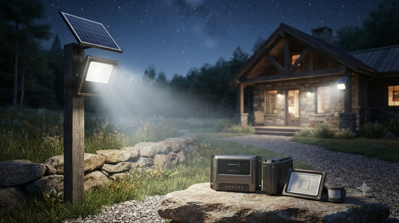 Going Off-Grid: How Solar-Powered Floodlights Work and What to Look For