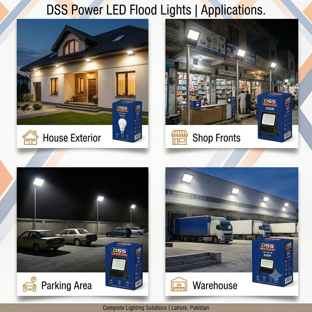 DSS Power Outdoor Flood Light Applications