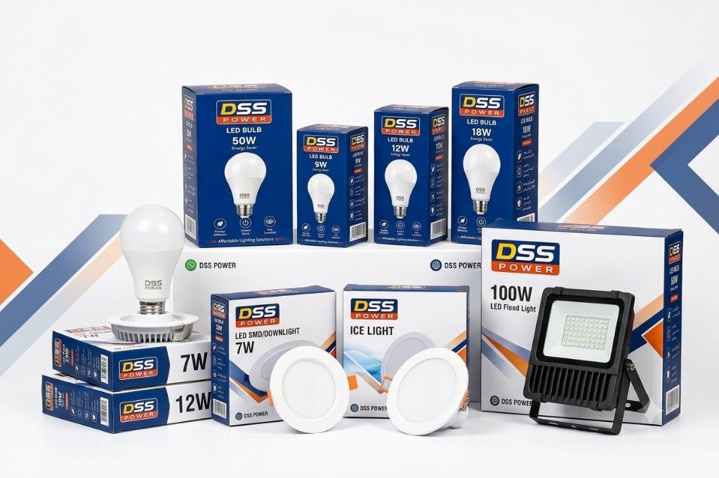 DSS Power Full LED Lighting Product Range & Packaging